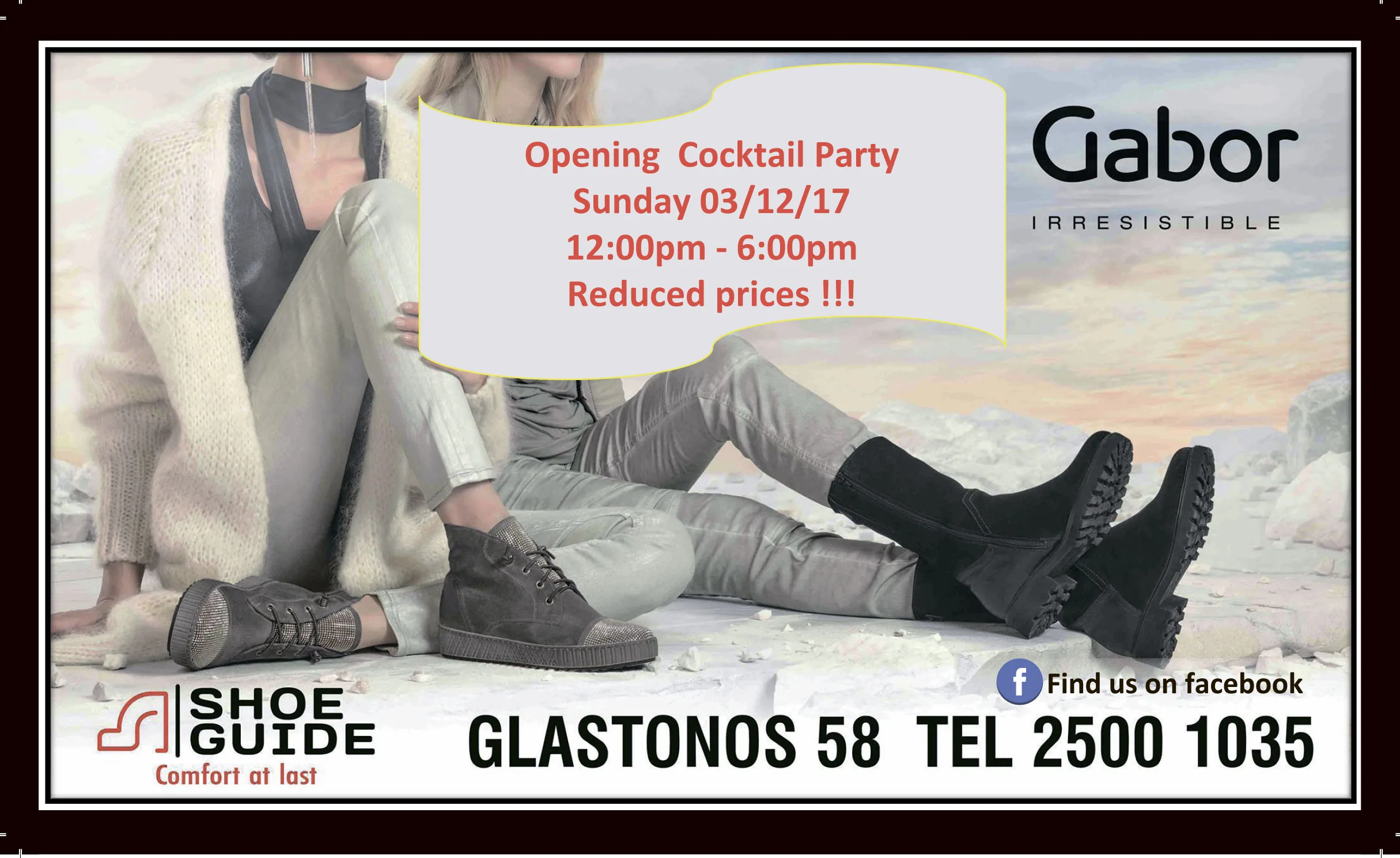 Opening SHOE GUIDE – Gabor