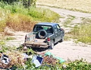 Нелегальный сброс мусора в Като Пафосе