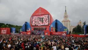 Фан-зону ЧМ-2018 в Москве в первый день посетили 40 тысяч человек