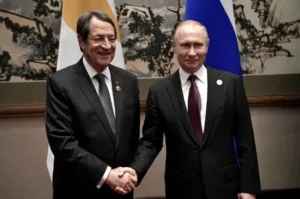 Путин поблагодарил Анастасиадиса