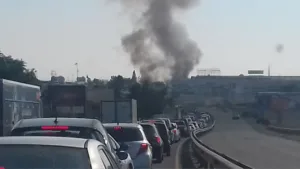 Пожар на заводе в Строволос — 1 погибший
