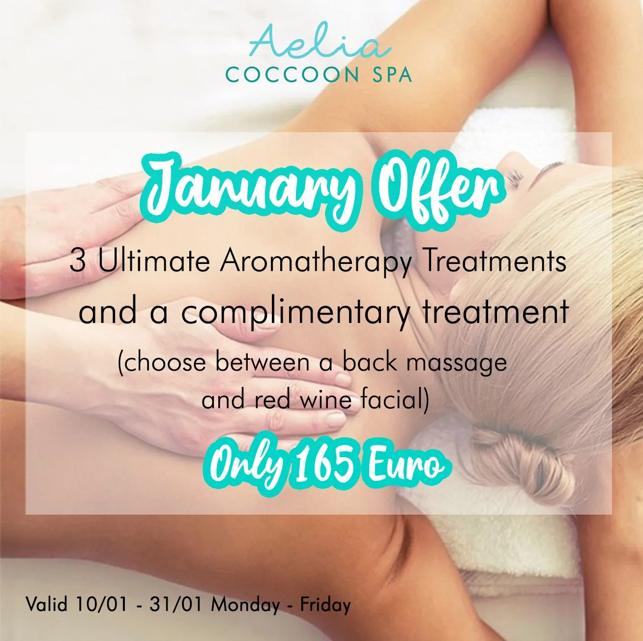 Предложение от Cacoon SPA в январе