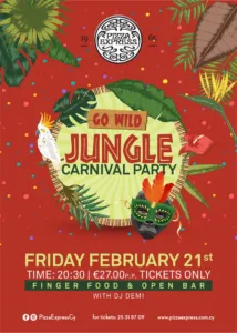 Go Wild! Jungle Carnival Party – Limassol  21/02
