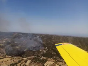 Пожар в Лимассоле
