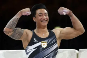 Кипрский гимнаст завоевал золотую медаль на турнике среди мужчин на чемпионате Европы