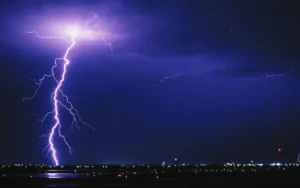 Желтый уровень опасности в связи с грозами