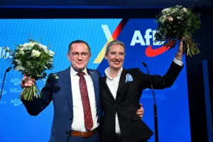 Немецкие консерваторы побеждают на выборах, но ультраправая AfD набирает обороты, показывают экзит-поллы