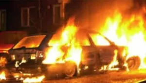 Расследуется пожар автомобиля в Астромеритисе