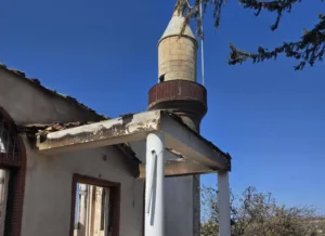 Мечеть в деревне Малия серьезно пострадала от лесного пожара в Лимассоле