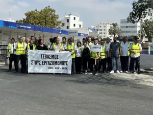 Забастовка автобусов в Ларнаке: Рабочие планируют усилить протест в Никосии