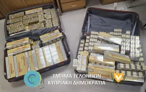Таможня Ларнаки изъяла большое количество сигарет и табака, арестованы трое человек