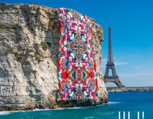 Кипрский дизайнер представил «Red Caftan» из переработанного пластика на выставке устойчивой моды в Париже