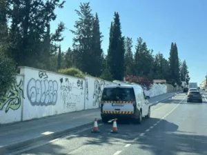 В Никосии арестован мужчина за нападение на оператора дорожной камеры и её повреждение