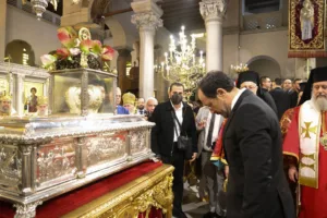 Президент Никос Христодулидис посетил Салоники на празднике святого Димитрия и открыл кафедру кипрских исследований
