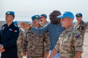 Глава миссии ООН на Кипре посетил миротворцев в секторе 4 буферной зоны