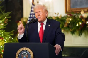 Трамп в вечернем обращении из Белого дома обвинил Байдена в инфляции и пообещал экономический подъём