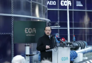 Christodoulides inaugurates new water tanks in Nicosia to boost storage capacity