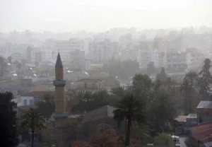 Cloudy, unsettled weather with rain and dust expected to persist until Monday, met office says