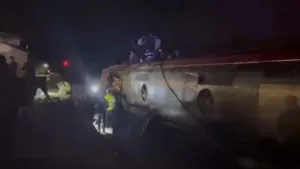 Train collision after derailment in southern Spain kills at least 21