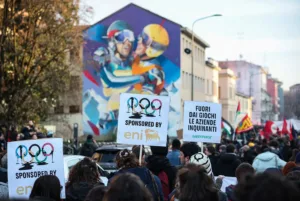 Milan protest targets housing costs and environmental impact on first full day of Milano Cortina Olympics