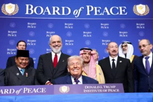Trump says nations pledged $7 billion for Gaza fund at first Board of Peace meeting