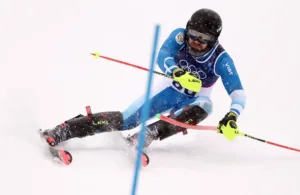 Kouyoumdjian places 34th in Olympic men’s slalom at Stelvio in Bormio