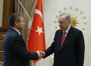 Ustel meets Erdogan in Ankara amid reports of possible early elections in north Cyprus