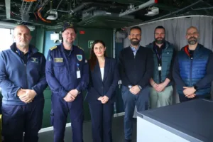 Cyprus officials attend consecration of Greek frigate “Kimon” in Limassol
