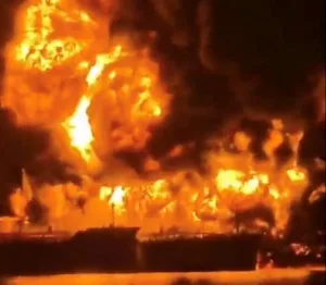 Iran linked to tanker fires in Iraqi waters as oil prices jump and IEA backs record reserve release