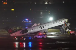 Air Canada Express pilots killed in LaGuardia collision with fire truck, airport temporarily closed