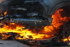 Police in Paphos investigate suspected vehicle arson after early-morning fire