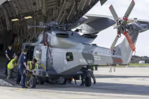 British AW159 Wildcat helicopters arrive at RAF Akrotiri to bolster Cyprus air defences