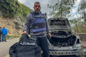 Israeli airstrike kills three Lebanese journalists in southern Lebanon, Lebanese officials and media say