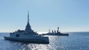 Greek Belharra class frigates Kimon and Psara arrive in Cypriot waters