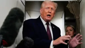 Trump says oil companies should keep using Strait of Hormuz, dismisses concerns about Iran-backed attacks
