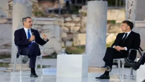 Macron visits Athens as France and Greece prepare to renew strategic defence partnership