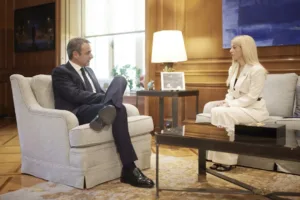 Demetriou calls Greece Cyprus’ “most steadfast support” after meeting Mitsotakis