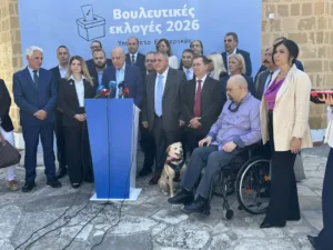 Garoyian registers Dipa candidates in Nicosia, says he will not run in election