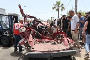 Israeli strikes on vehicles in Lebanon kill 12, health ministry says