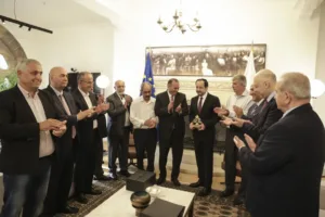 Cyprus president praises Maronite community in meeting with outgoing parliamentary representative