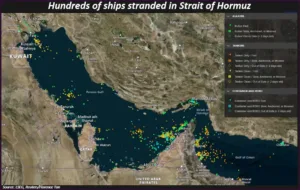 Trump says U.S. to help free ships stranded in Strait of Hormuz as tanker reports projectile strike
