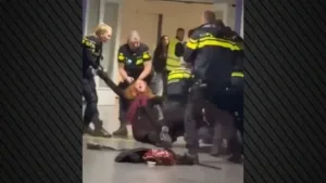 Нидерландская полиция столкнулась с критикой после видео, на котором видно задержание беременной палестинской просительницы убежища