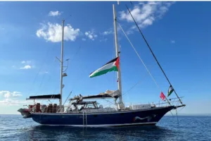 Gaza-bound Global Sumud Flotilla vessel docks in Paphos after Israeli interceptions off Cyprus