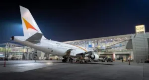 TUS Airways пополнила флот Airbus A320 после прибытия в аэропорт Ларнаки
