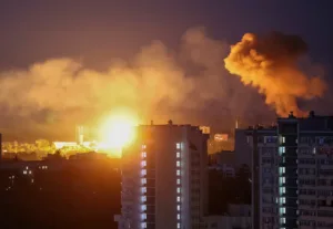 Russian strikes kill at least nine in Kyiv, Dnipro and Kharkiv as attacks intensify