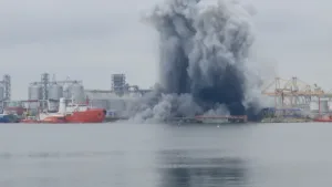 Drone self-detonates near oil terminal in Romania’s Constanta port without casualties