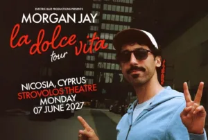 Morgan Jay впервые выступит на Кипре в Strovolos Municipal Theatre в Никосии