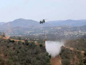 British Forces Cyprus keeps Chinook helicopters ready for summer wildfire season
