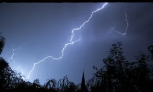 Yellow warning issued for isolated heavy thunderstorms on Wednesday