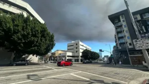 Los Angeles declares emergency as warehouse fire sends smoke across the city